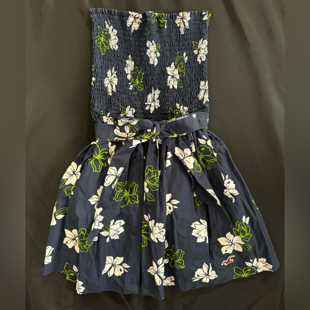 NEW Y2K Hollister floral strapless dress Small